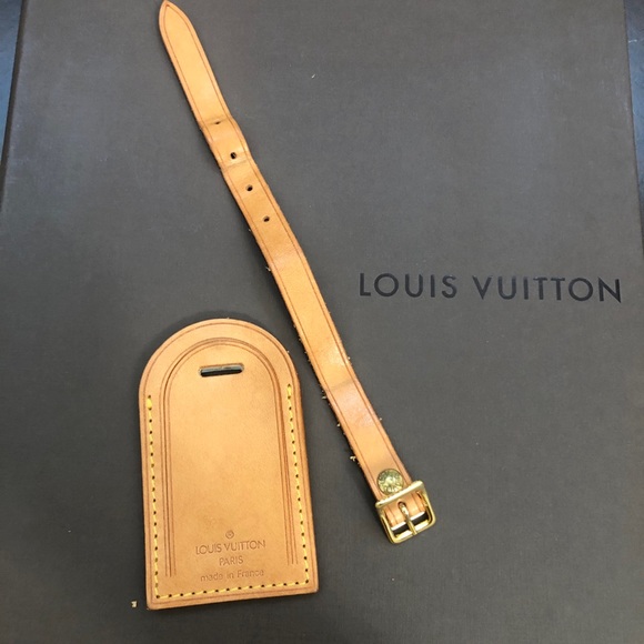 Louis Vuitton luggage name tag and handle strap - Picture 8 of 9